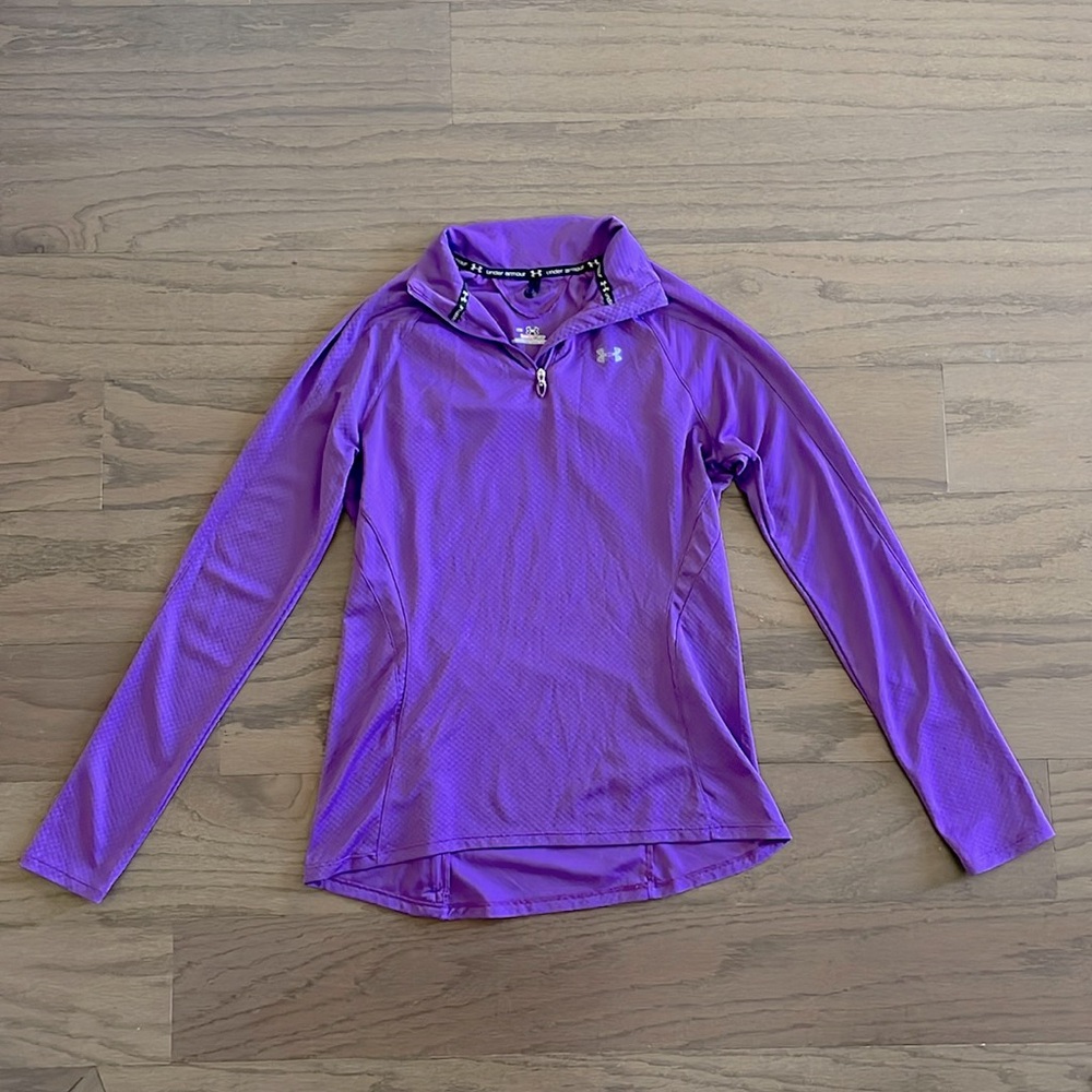 Under Armour Purple Quarter Zip - Size S